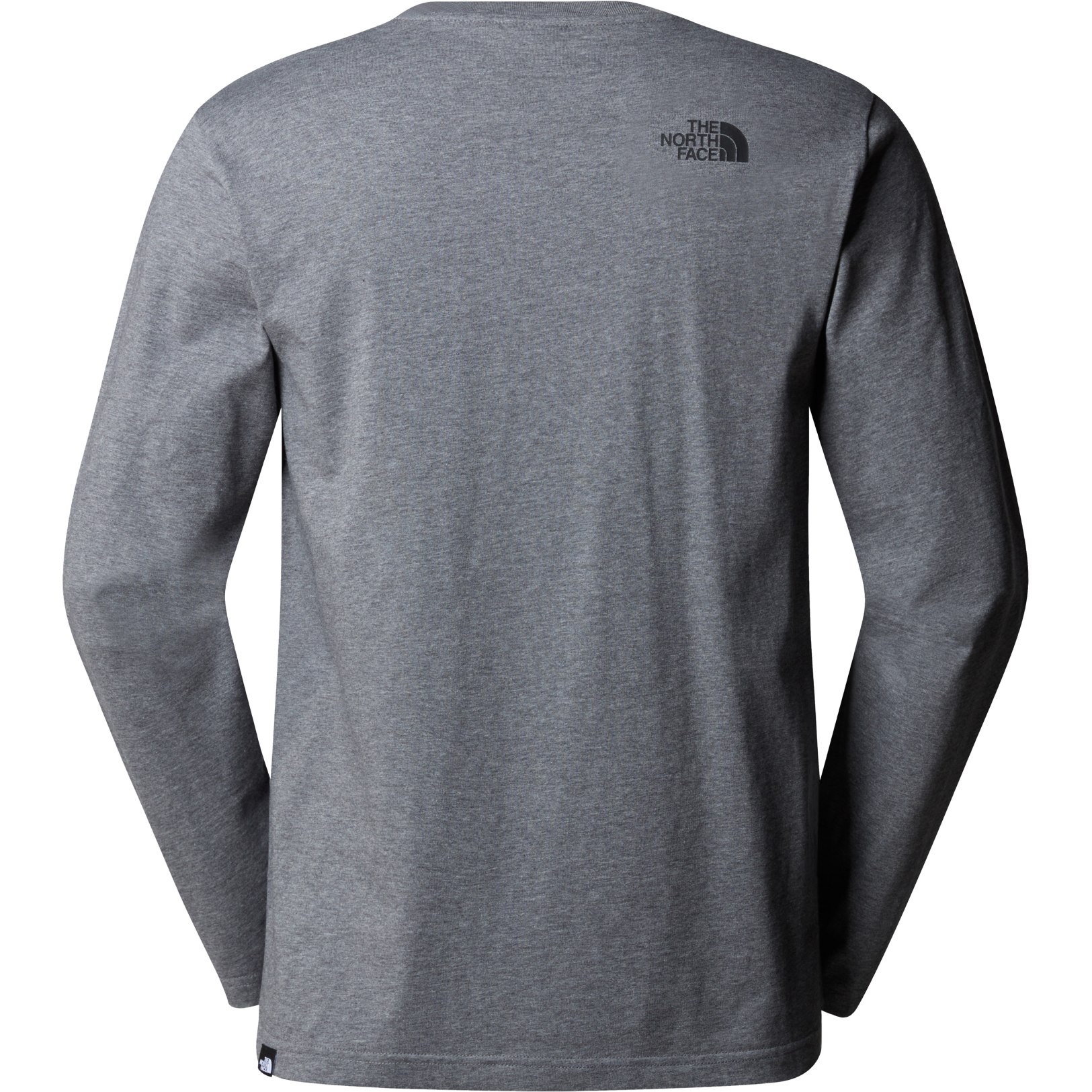 The North Face Simple Dome Long Sleeve T Shirt Men TNF Medium Grey Heather