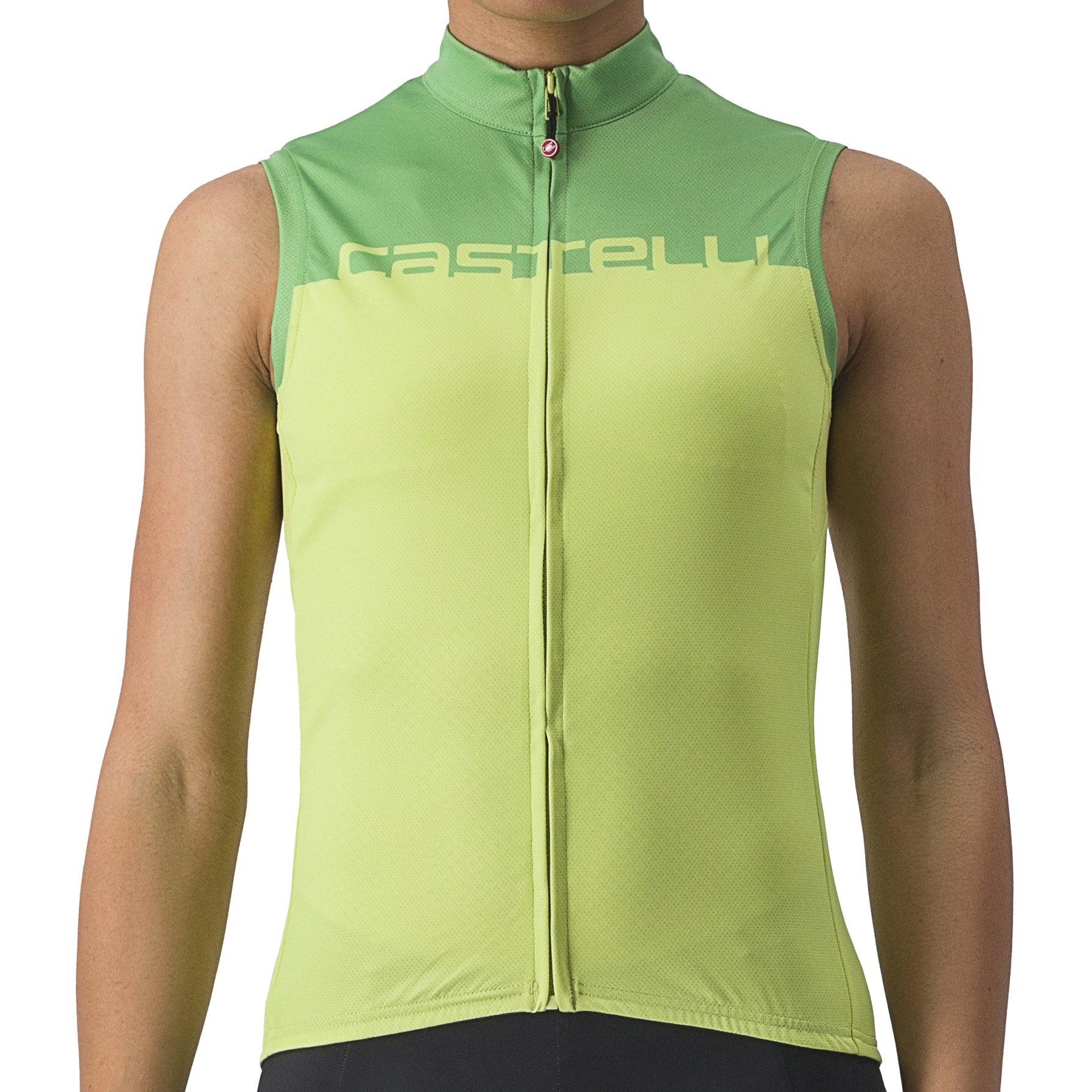 Picture of Castelli Velocissima Sleeveless Jersey Women - bright lime/absinthe 244