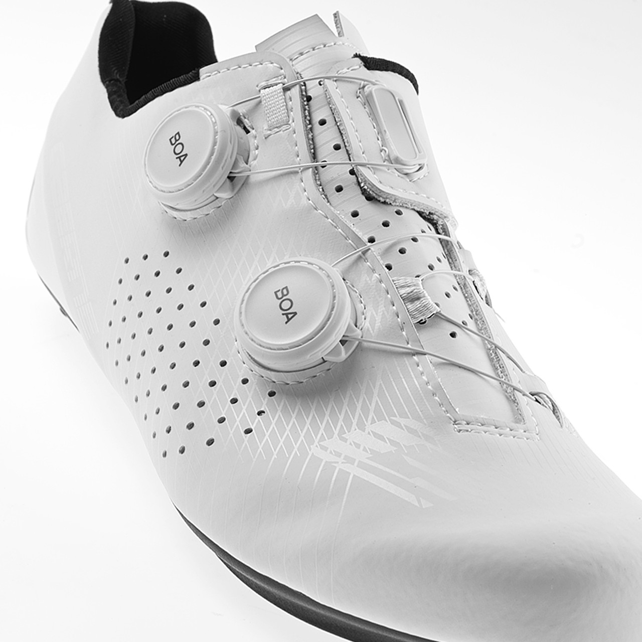 Chaussures De Cyclisme Route Gaerne Carbon G.Volata - Taille 44 EU / 9.5 US, Blanches, Neuves