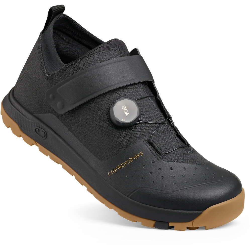 Picture of Crankbrothers Stamp Trail BOA® MTB Shoes - black/gold/gum