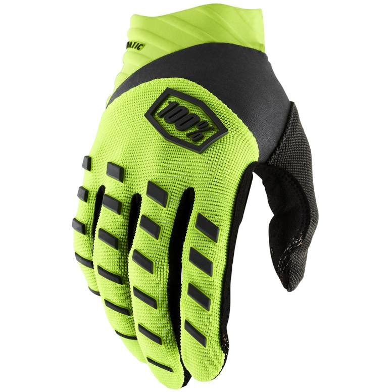 Image of 100% Airmatic Youth Gloves - fluo yellow
