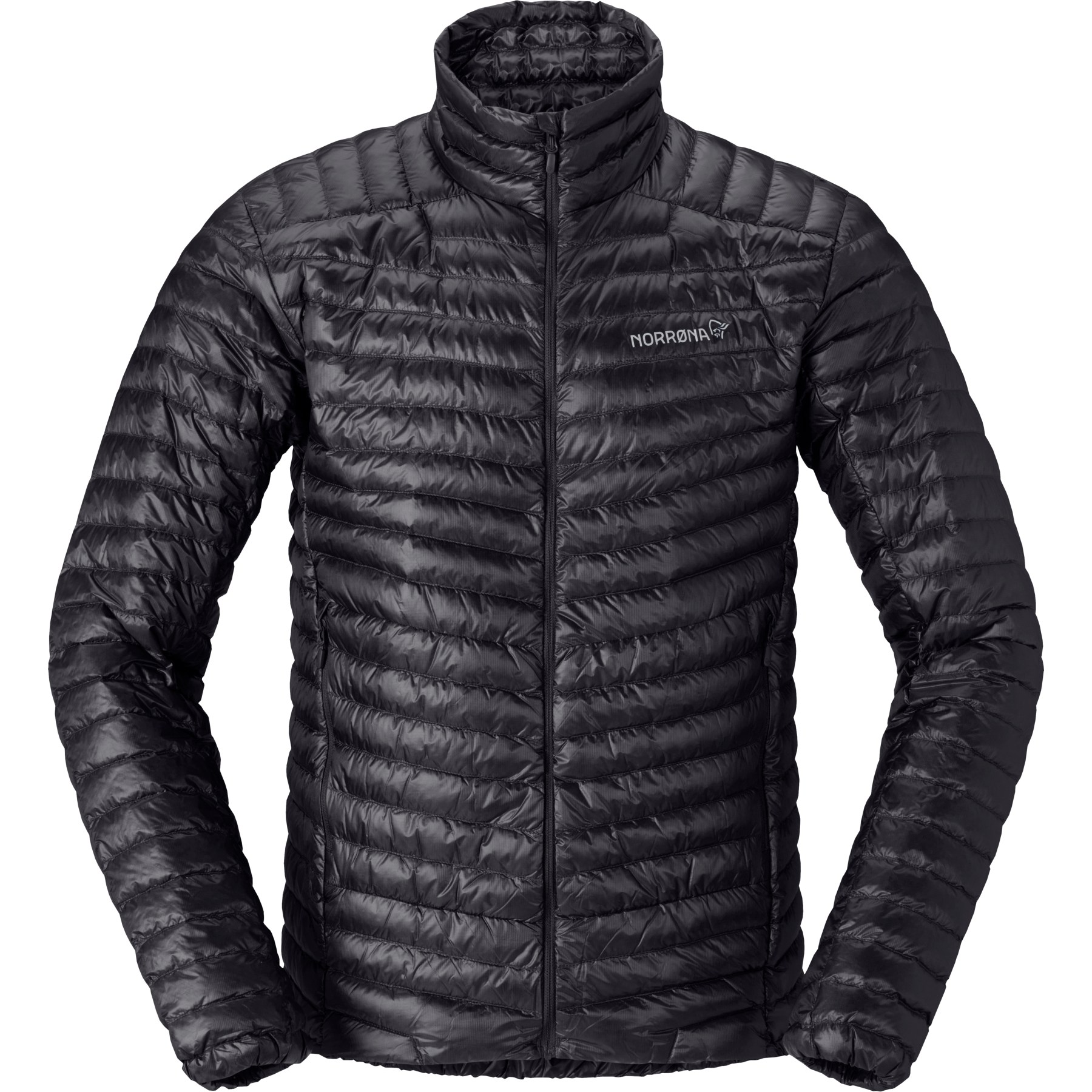 メノロン Norrona trollveggen down800 Super Light Jacket Men - Caviar Black
