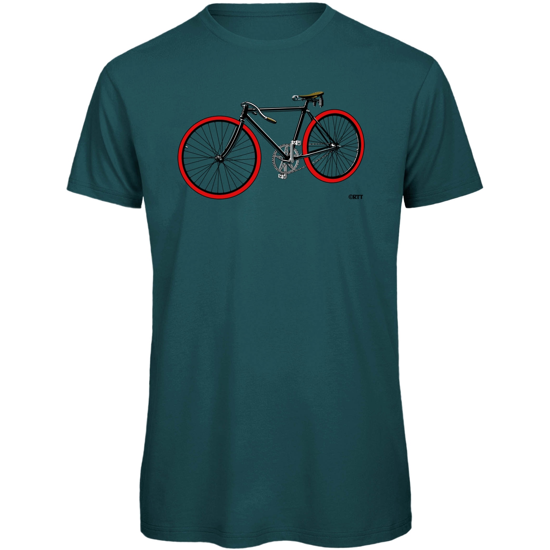 Imagen de RTTshirts Camiseta Bicicleta - Bicicleta Carretera Retro - azul-rojo