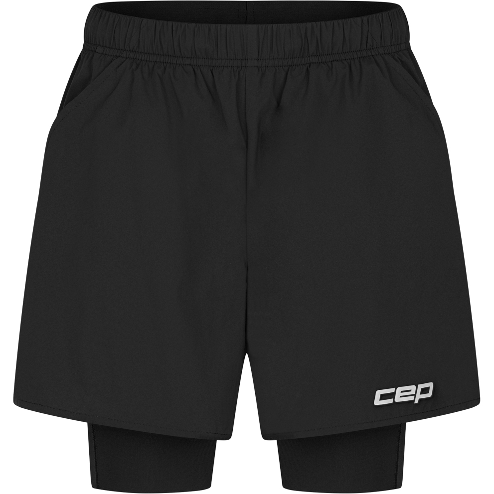 Productfoto van CEP Core Run 2in1 Shorts Dames - zwart