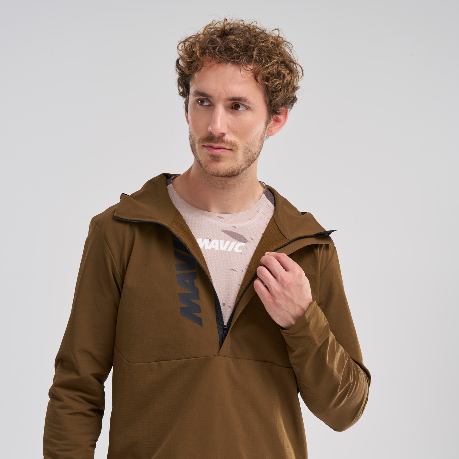 Mavic Deemax Thermo Wind Hoody Anorak Men - desert palm | BIKE24