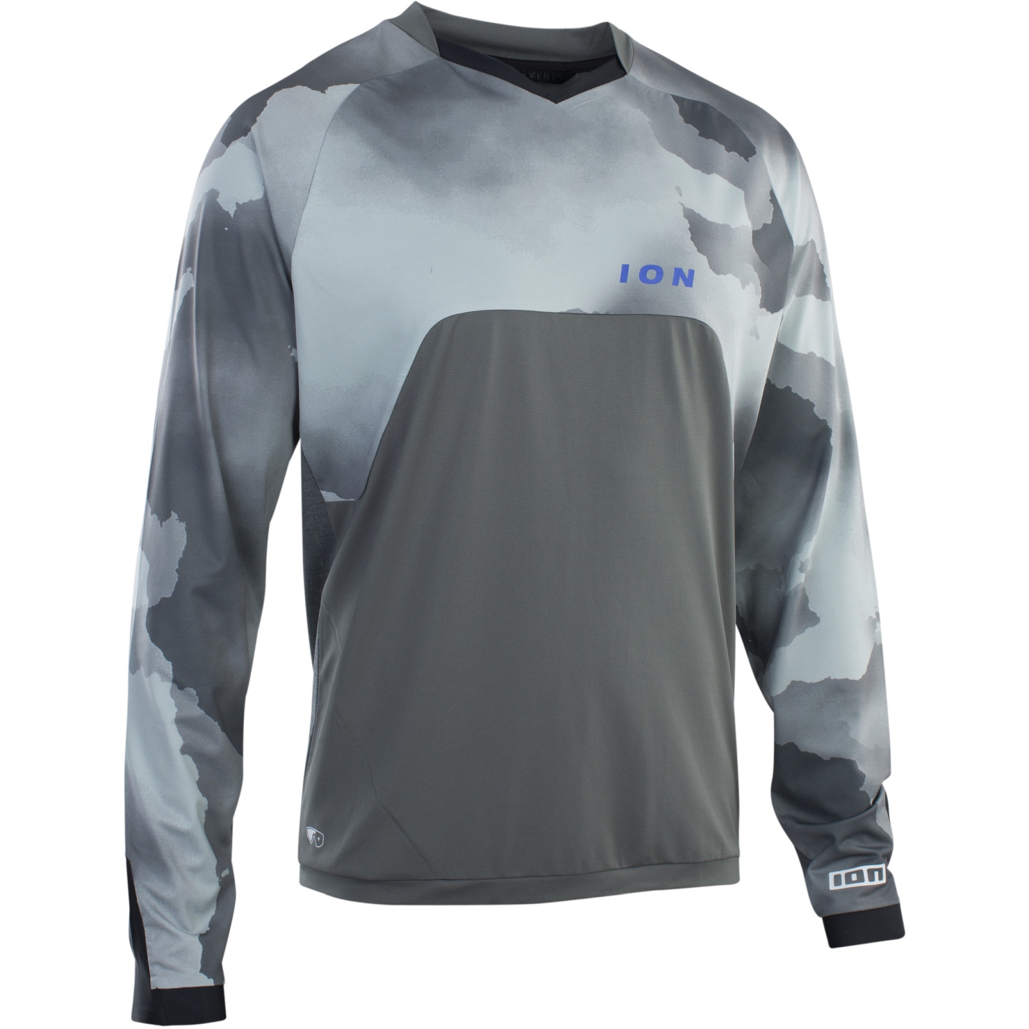 Picture of ION Bike Tee Long Sleeve Traze AMP AFT - Thunder Grey
