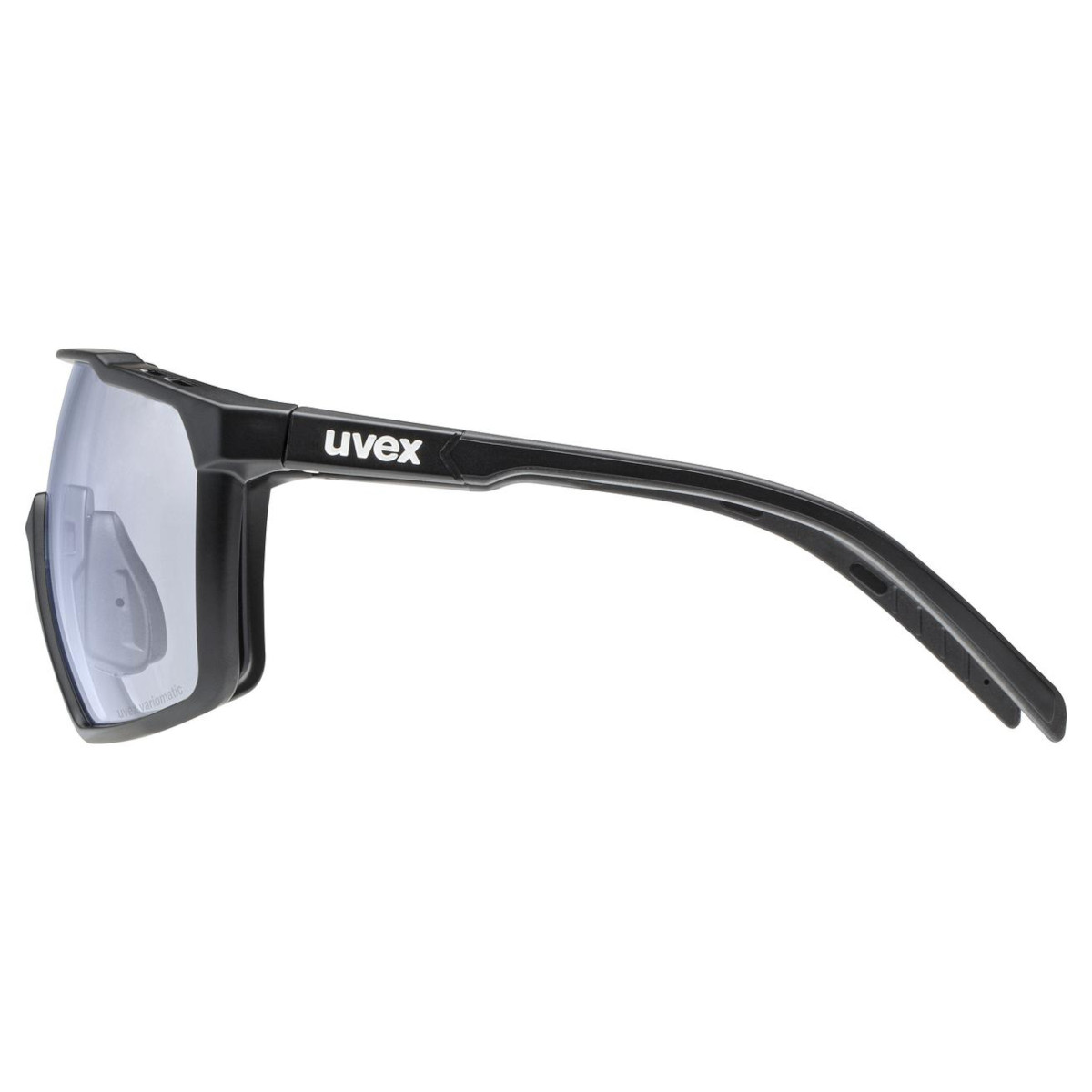 Uvex mtn perform small V Glasses - black matt/litemirror blue