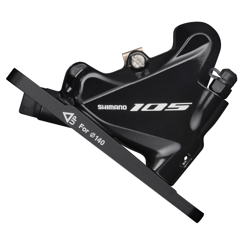 Produktbild von Shimano 105 BR-R7070 Hydraulischer Scheibenbremssattel - Flat Mount - vorne - schwarz