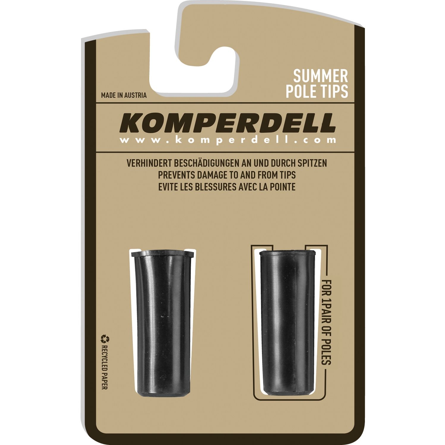 Image of Komperdell Tip Protector (Pair) - 8mm