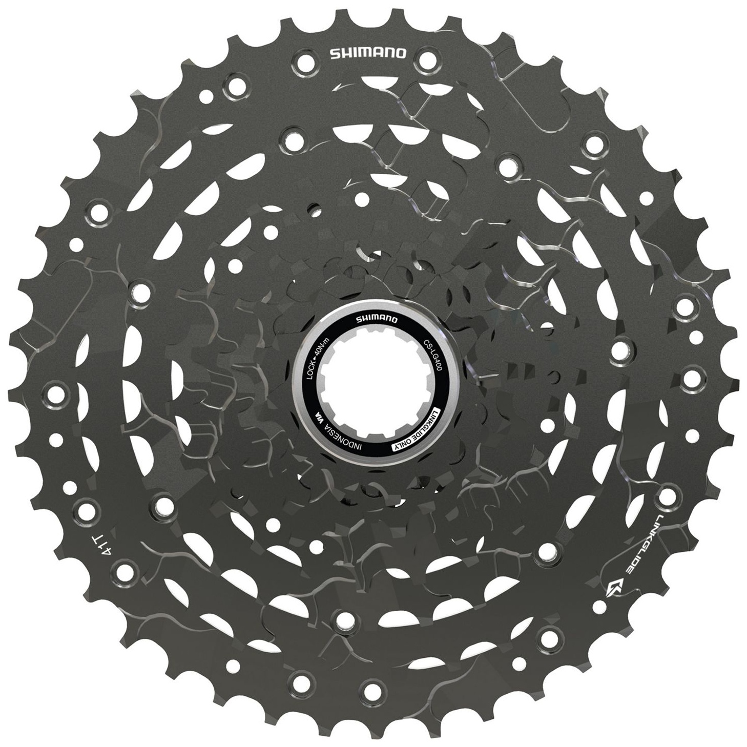 Picture of Shimano CS-LG400 Cassette - LinkGlide | 9-speed - 11-41 Teeth