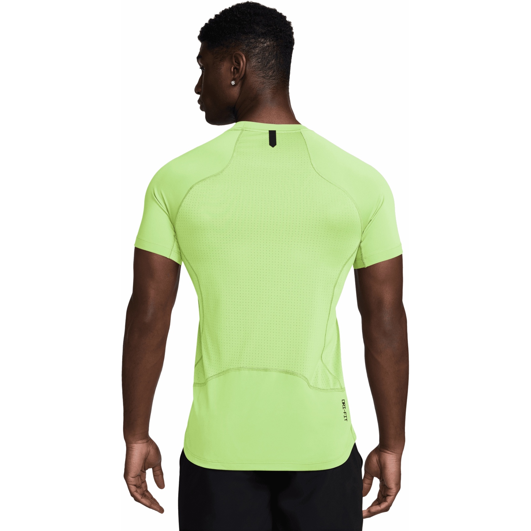 Nike Pro Dri-FIT Kurzarmshirt Herren - light liquid lime/black