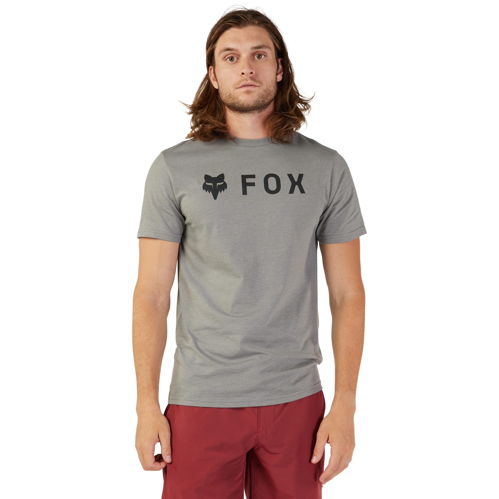 Picture of FOX Absolute Short Sleeve Premium Tee Men - heather graphite