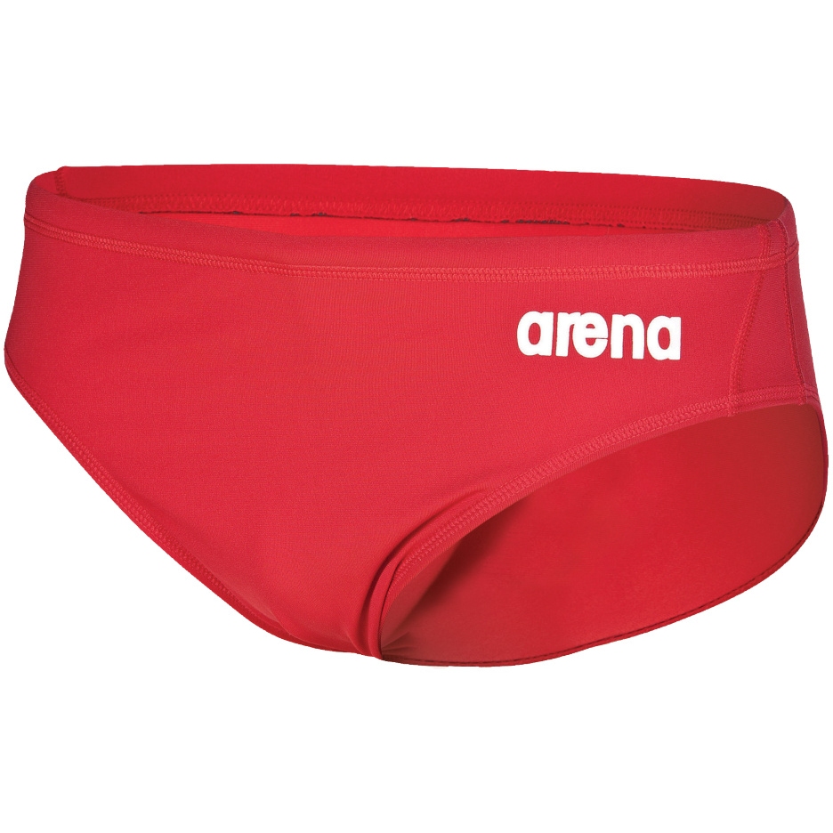 Image of arena Team Men's Swim Briefs Solid - Red-White
