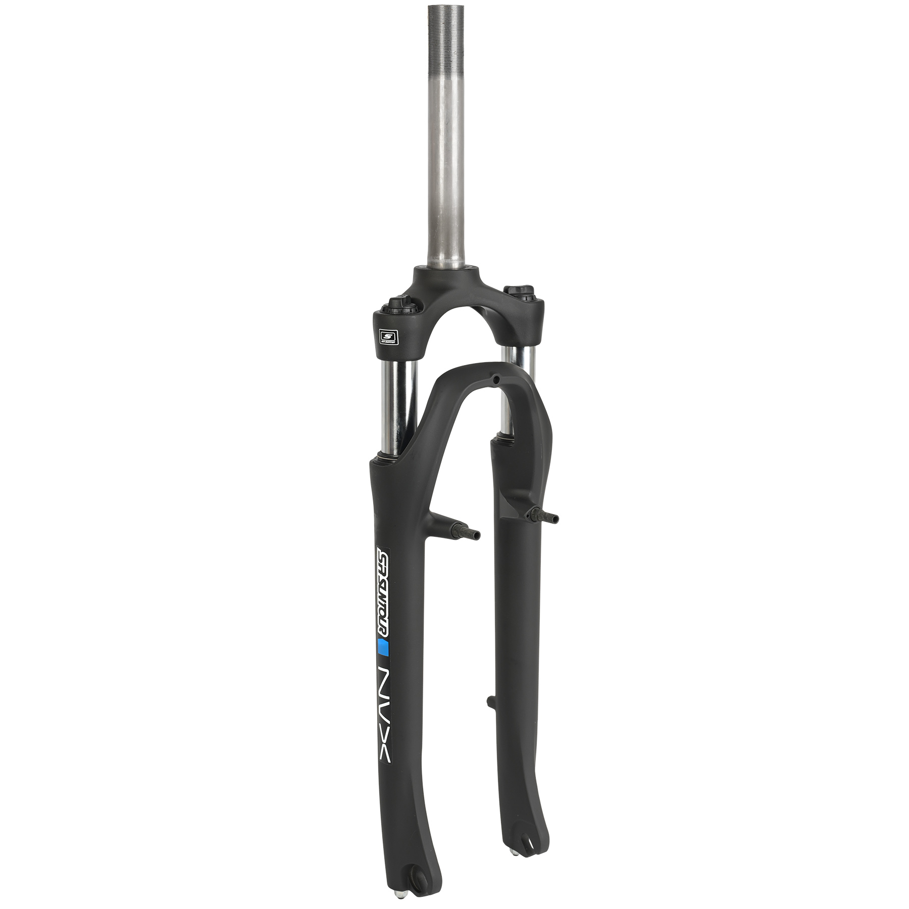Productfoto van SR Suntour SF15 NVX P Voorvork - 28&quot; | 63mm | 1 1/8&quot; - Threaded | QR - zwart mat