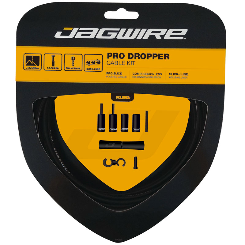 Image of Jagwire Pro Cable Kit for Dropper Seatpost - black