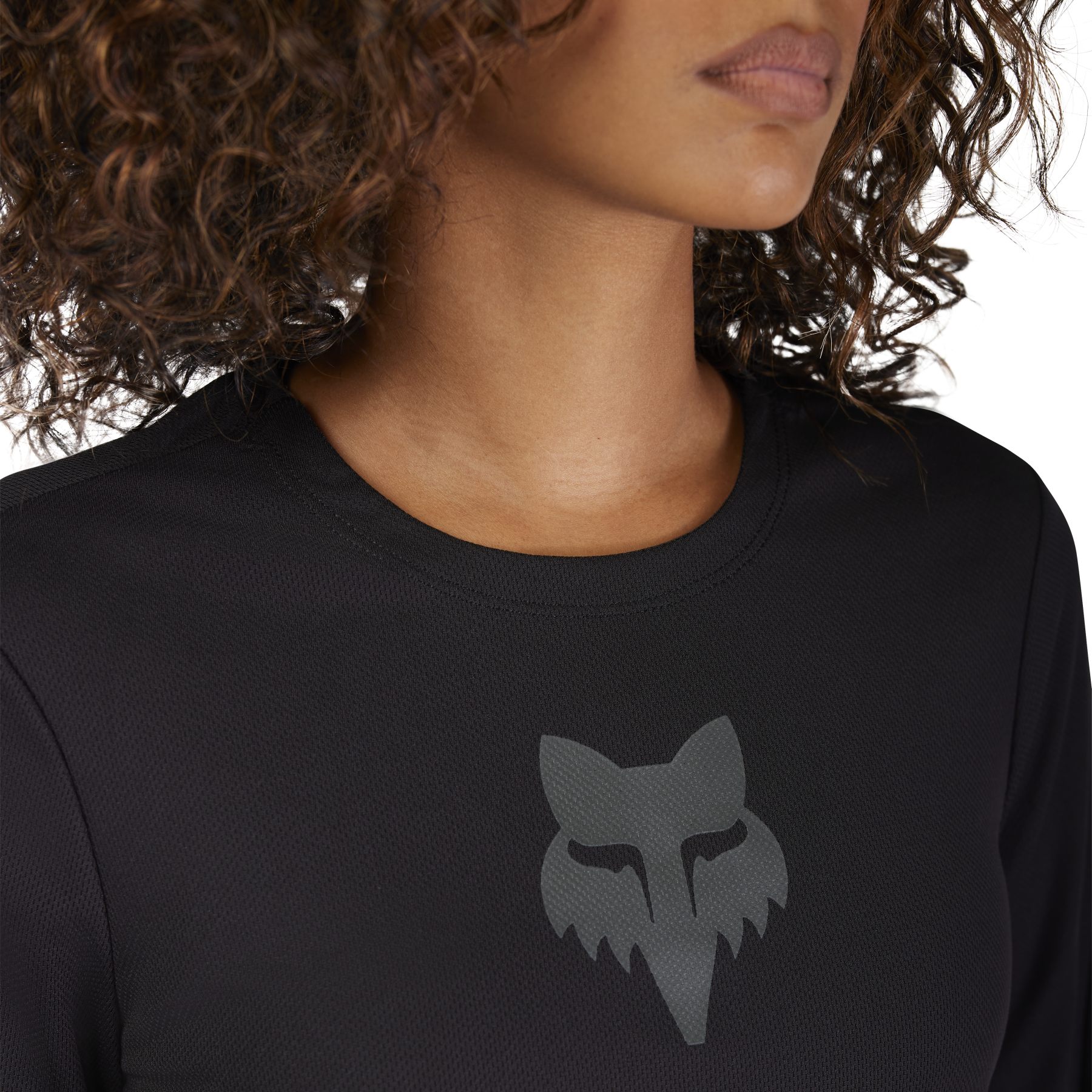 Maglia Manica Lunga Fox Ranger Taunt Per Uomo - Mountain Bike (Nera, Taglia A Scelta)
