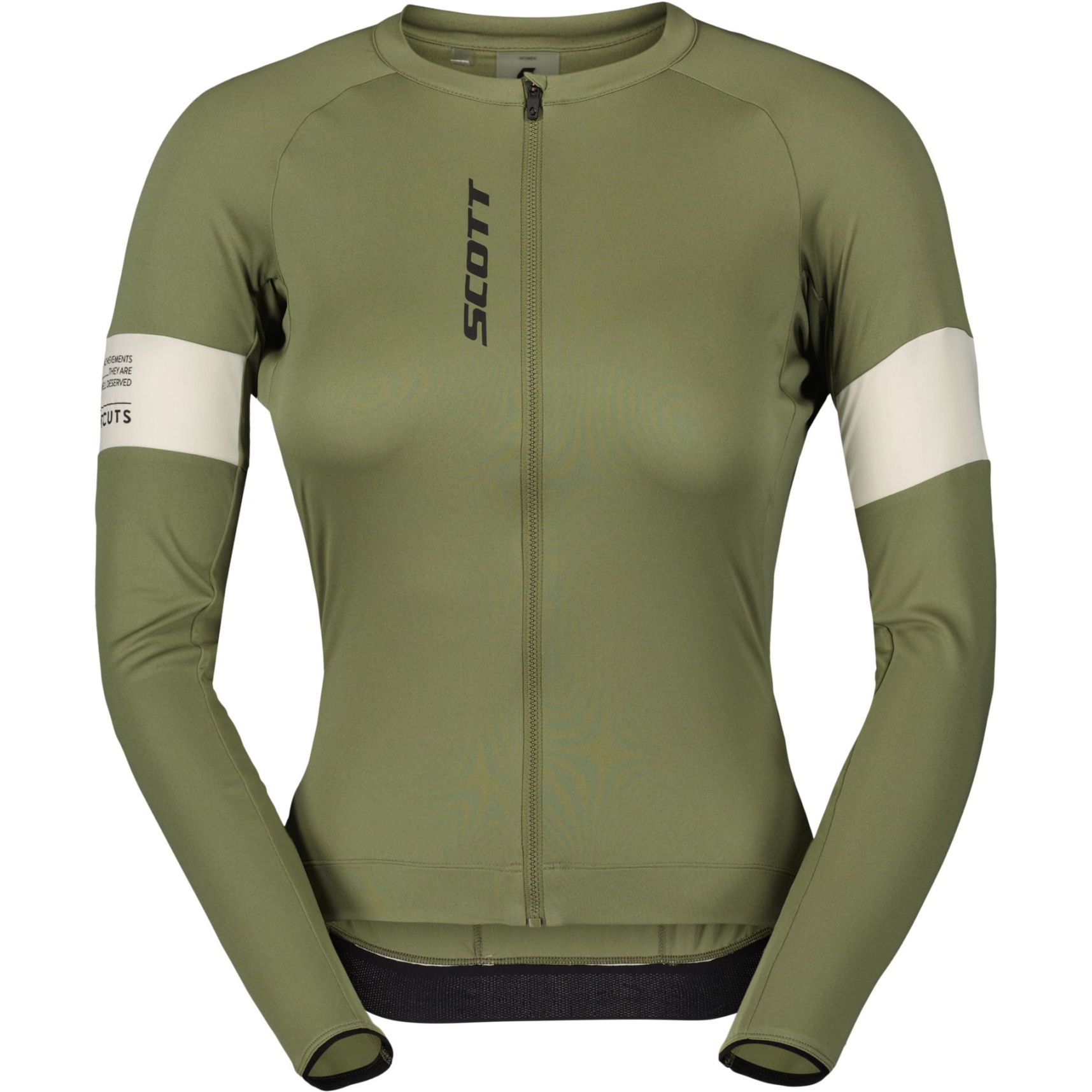 Produktbild von SCOTT Endurance Pro Langarmtrikot Damen - hay green/cotton white