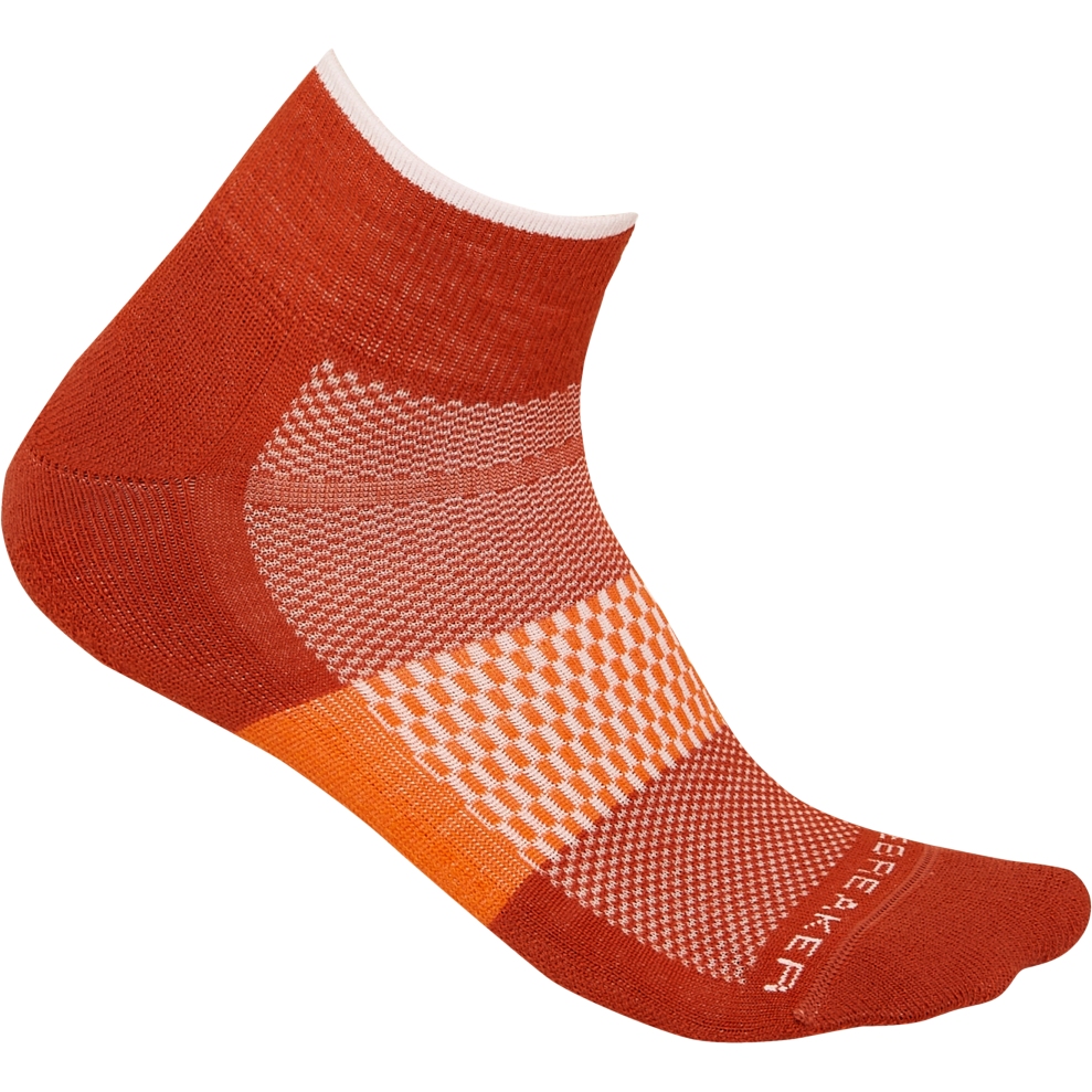 Icebreaker Merino Multisport Light Mini Socks Men - Molten/Snow/Blaze ...