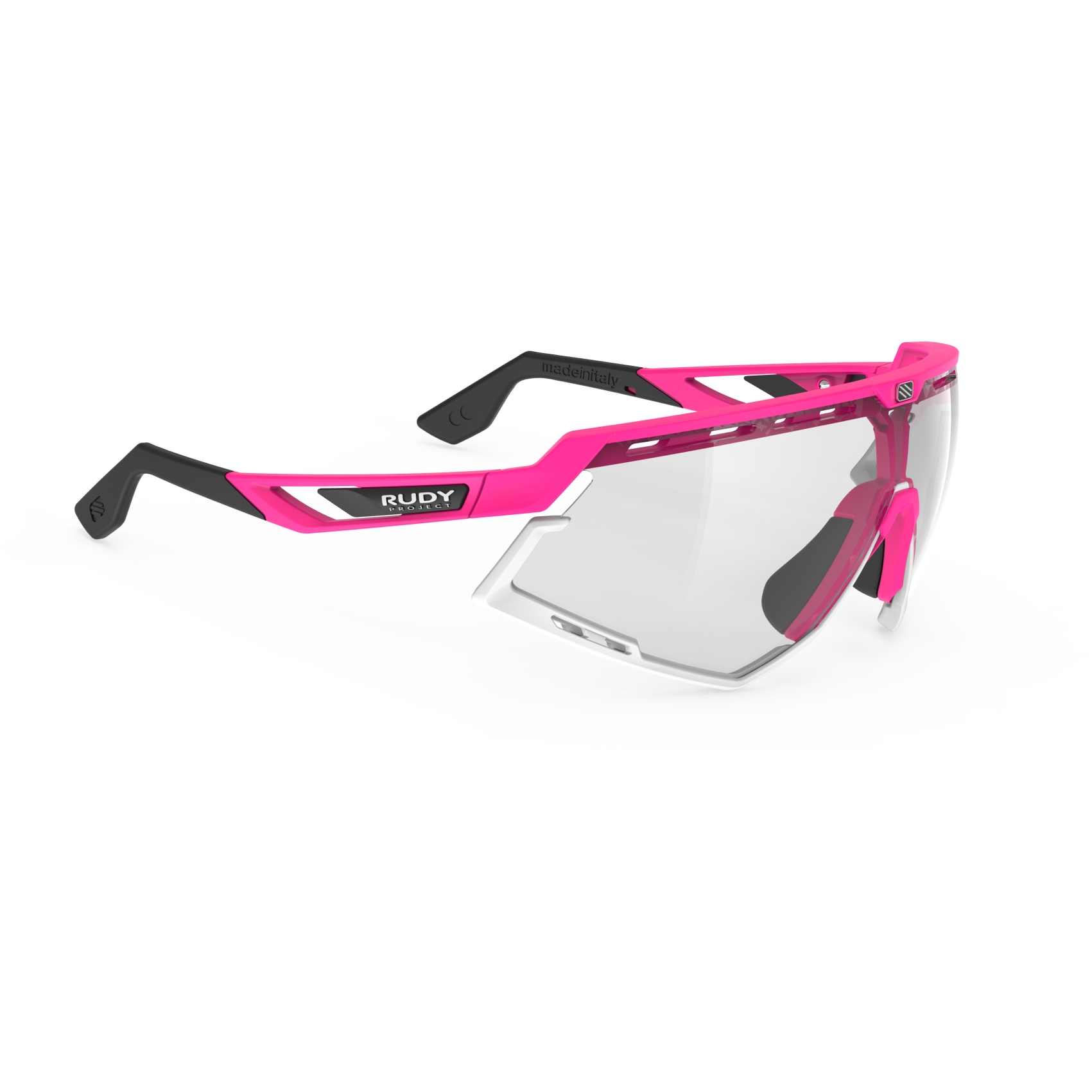 Foto de Rudy Project Defender Pink Fluo Gafas - Bumpers Black - ImpactX Photochromic 2 Laser Black
