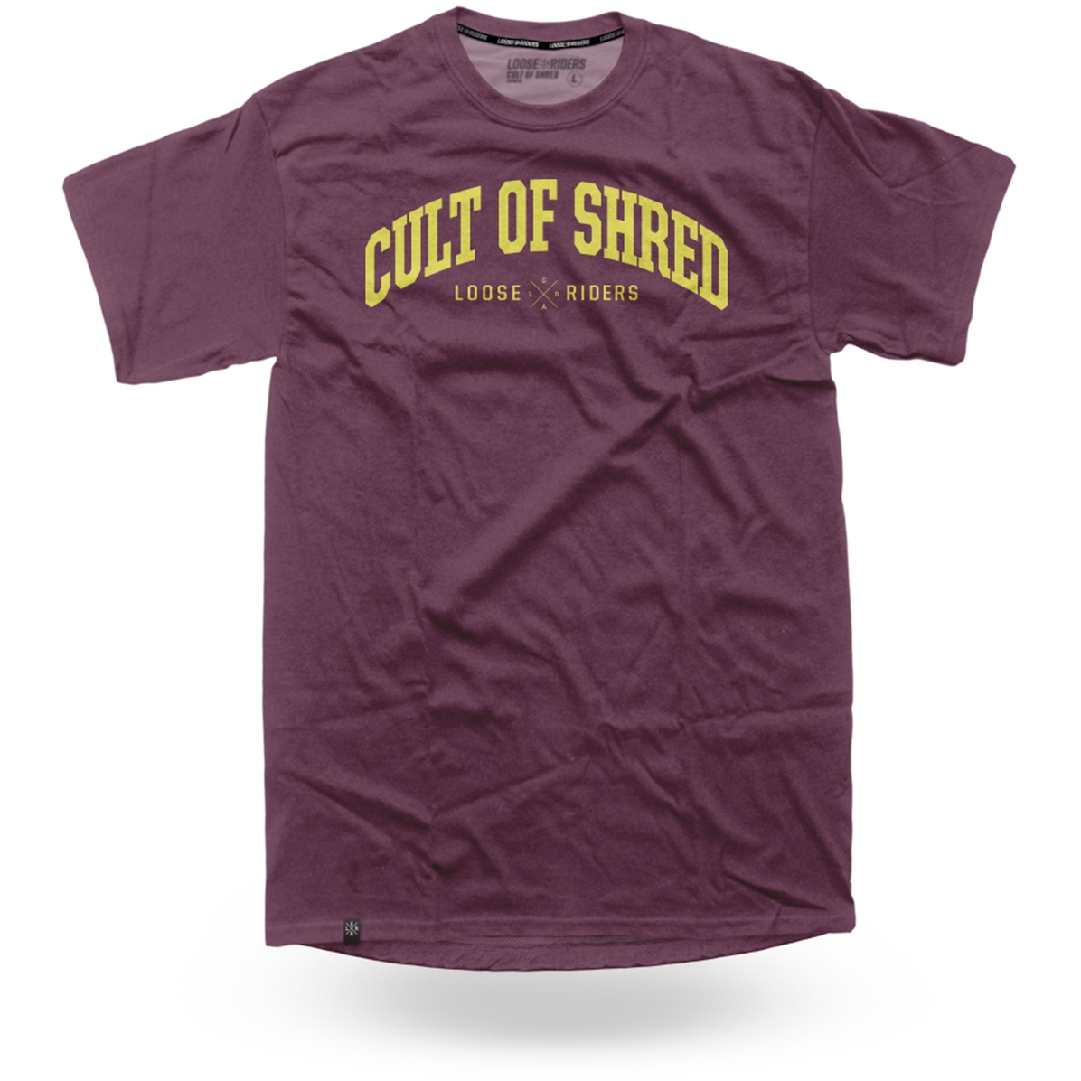 Picture of Loose Riders Collegiate Technical Short Sleeve Jersey - Burgundy