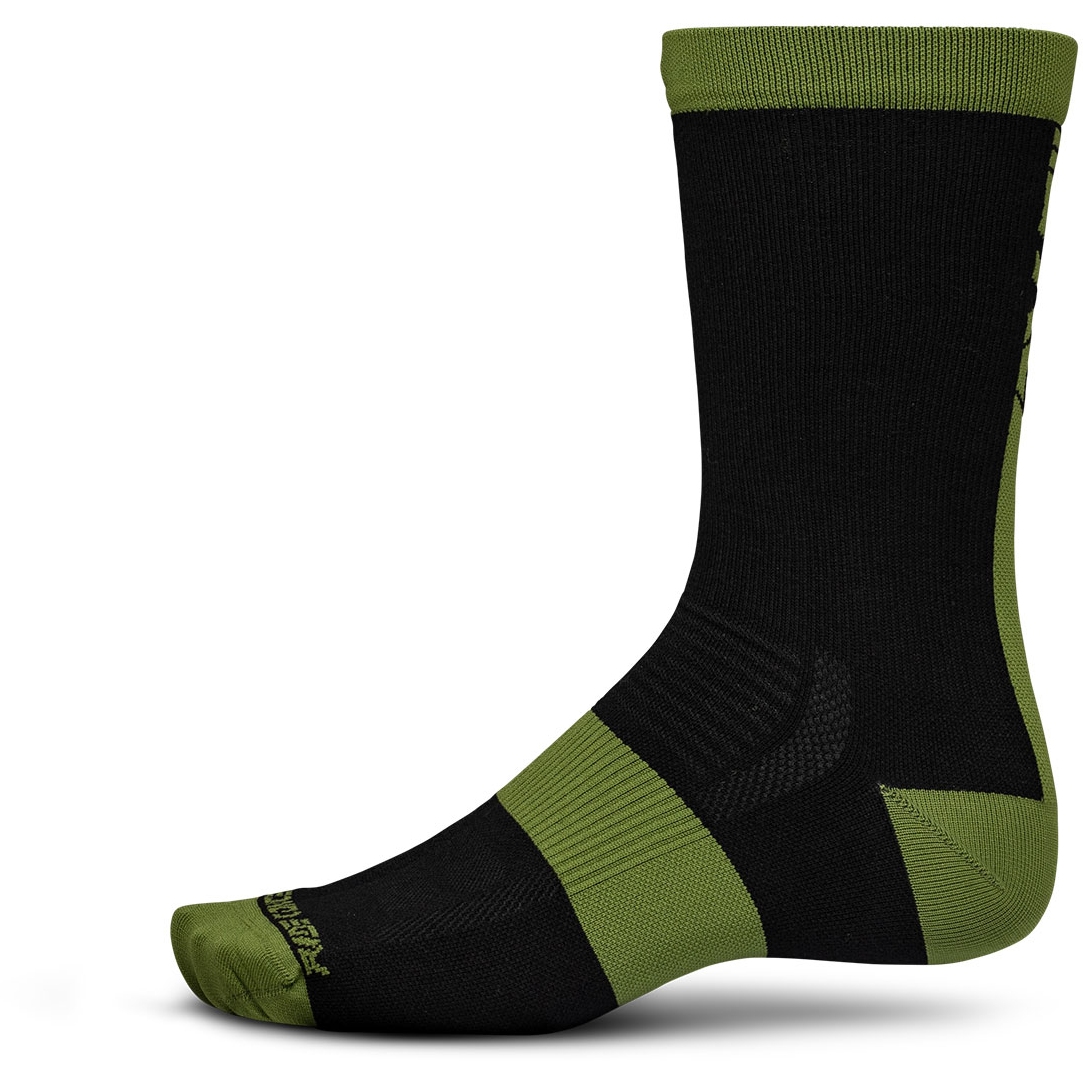 Picture of Ride Concepts Mullet Merino Socks - Black/Olive