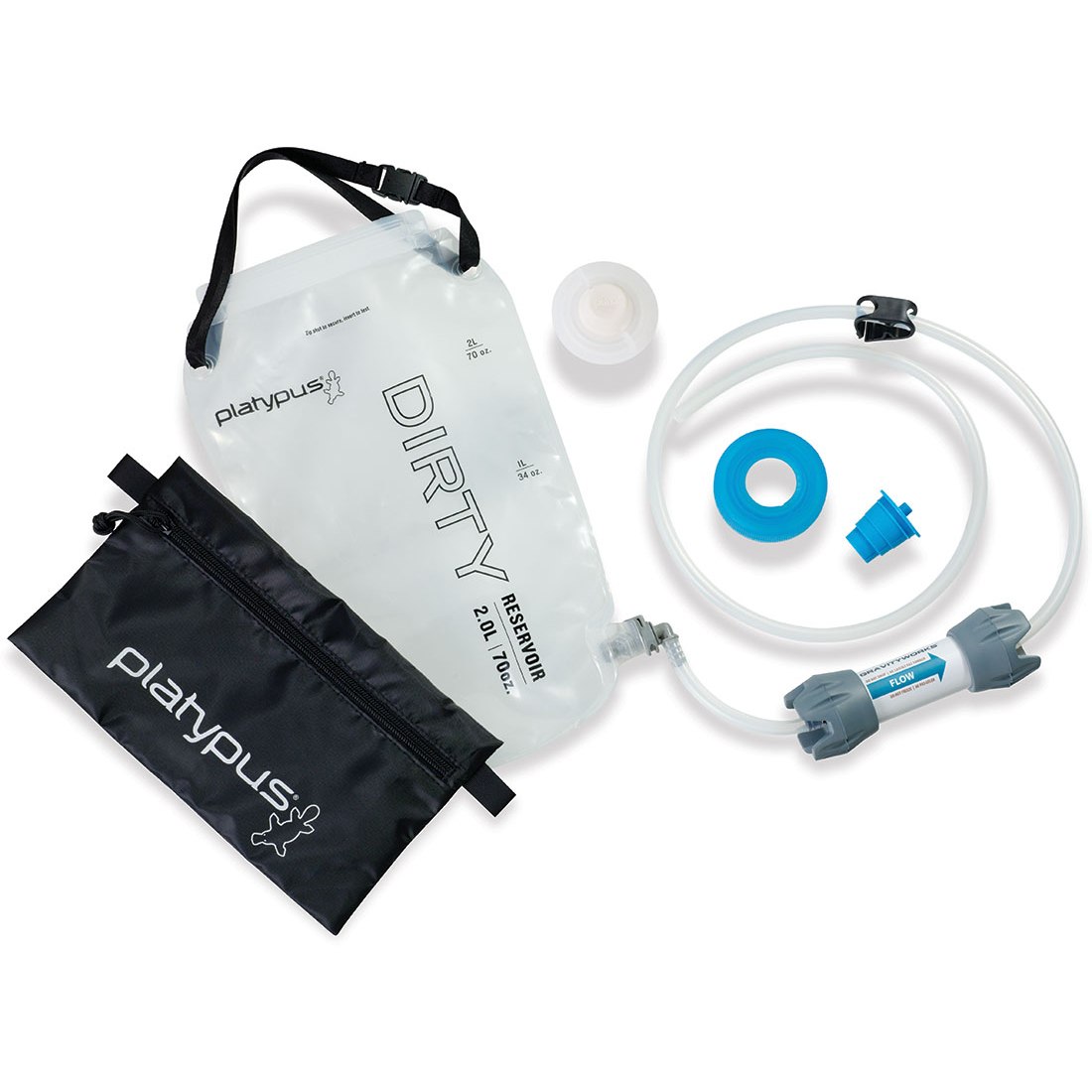 Photo produit de Platypus Kit de Bouteilles de Filtration Eau - GravityWorks - 2L