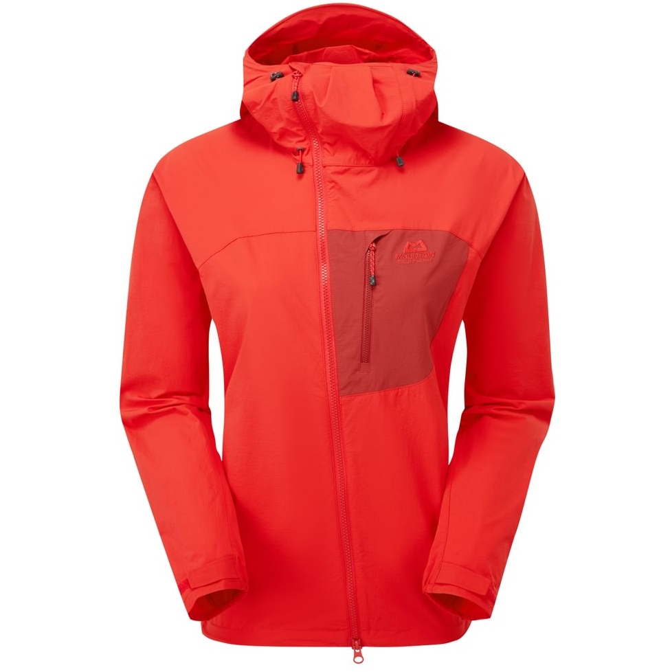 Productfoto van Mountain Equipment Squall Hooded Jacket Women ME-006819 - chili red/merlot