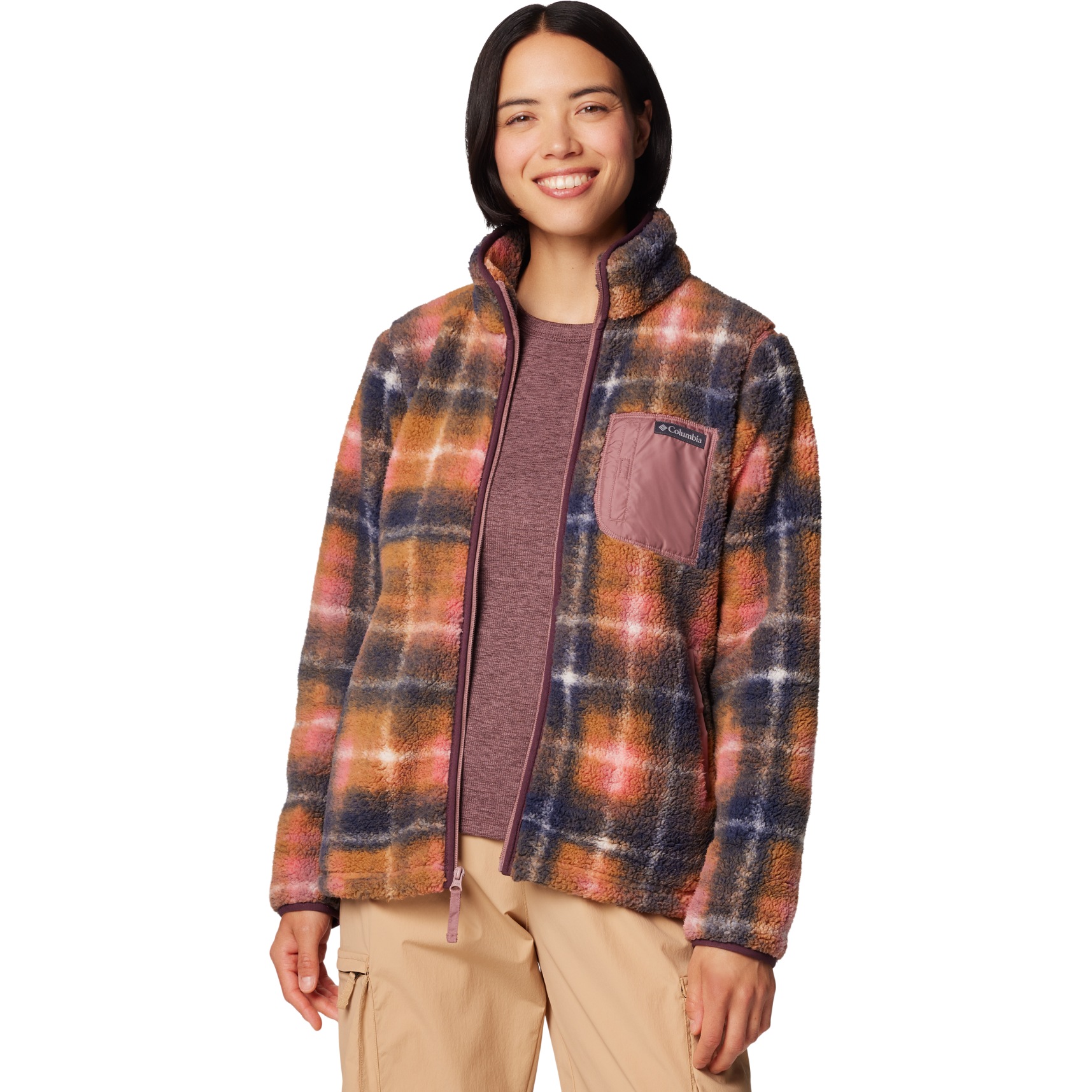 Columbia West Bend Print Full Zip II Jacket Women - Fig