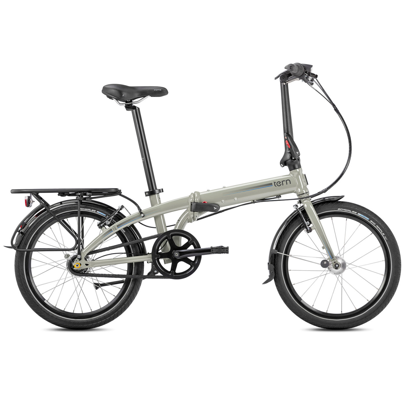 Productfoto van Tern Link D7i - 20 Inches Folding Bike - 2024 - cement/grey