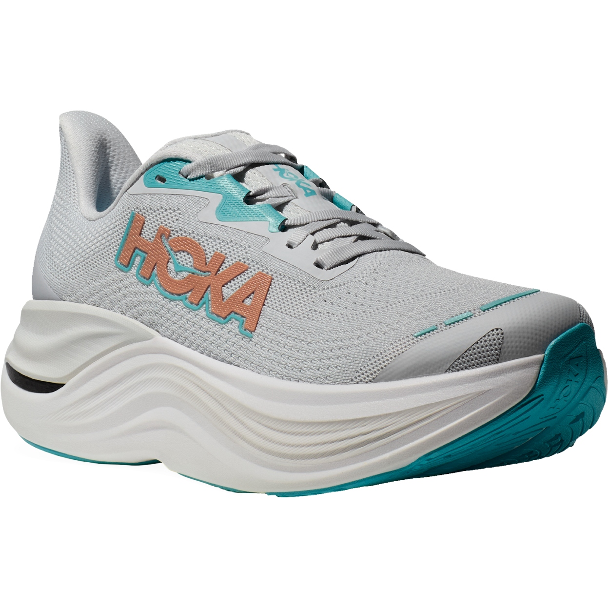 Hoka Skyward X Running Shoes Women - cosmic grey / rose gold | BIKE24