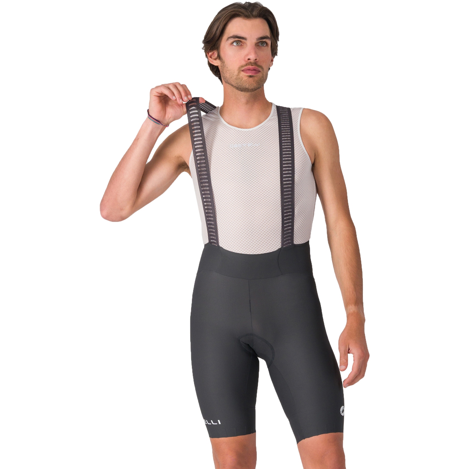 Castelli Espresso 2 Bibshorts Men - dark grey 030 | BIKE24