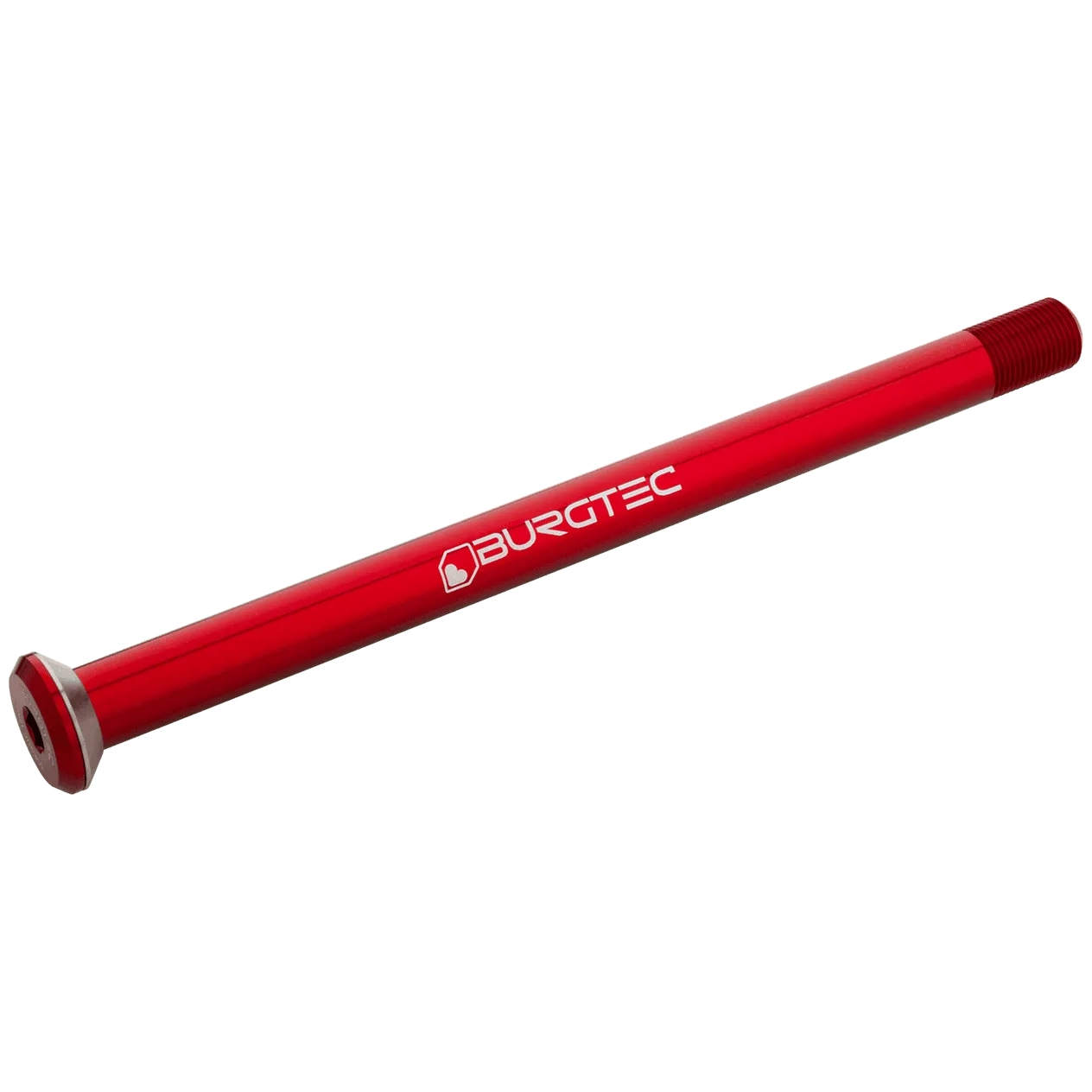 Проходная ось Burgtec - задняя | увеличение 12x148 мм | 174,5 мм | для Specialized - race red