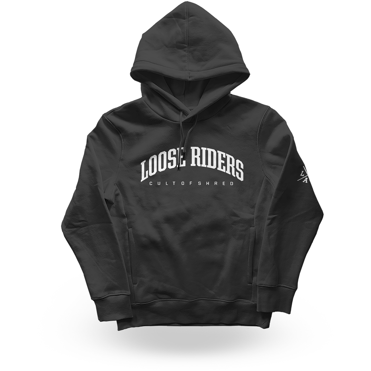 Picture of Loose Riders Classic Technical Fleece Hoody Pullover - Black