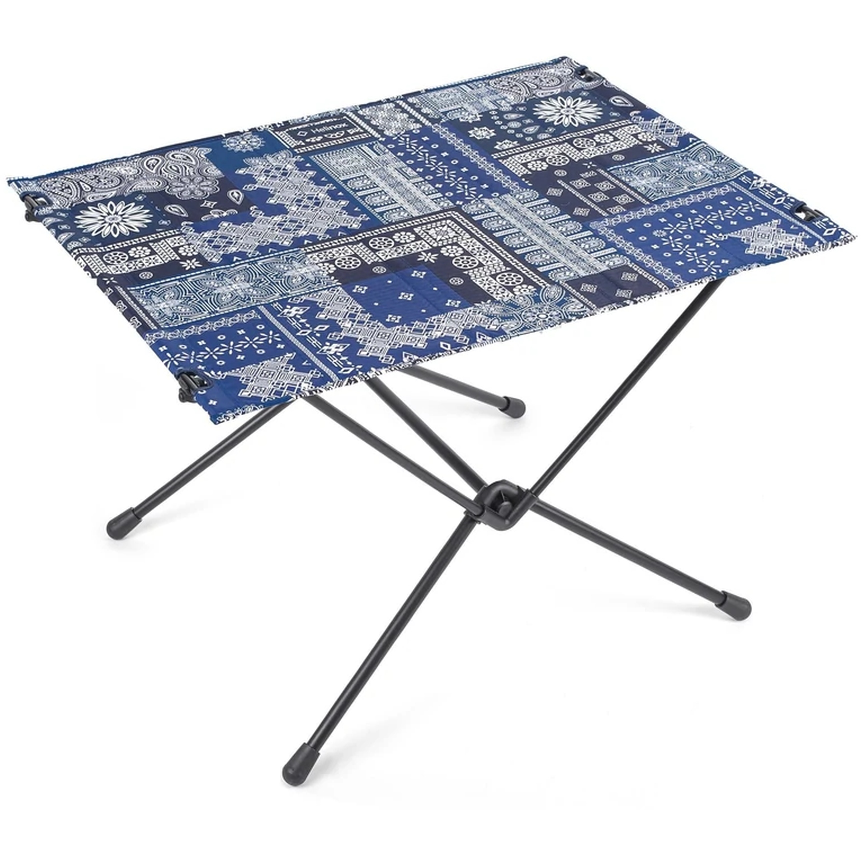 Produktbild von Helinox Table One Hard Top L - Campingtisch - blue bandanna - schwarz
