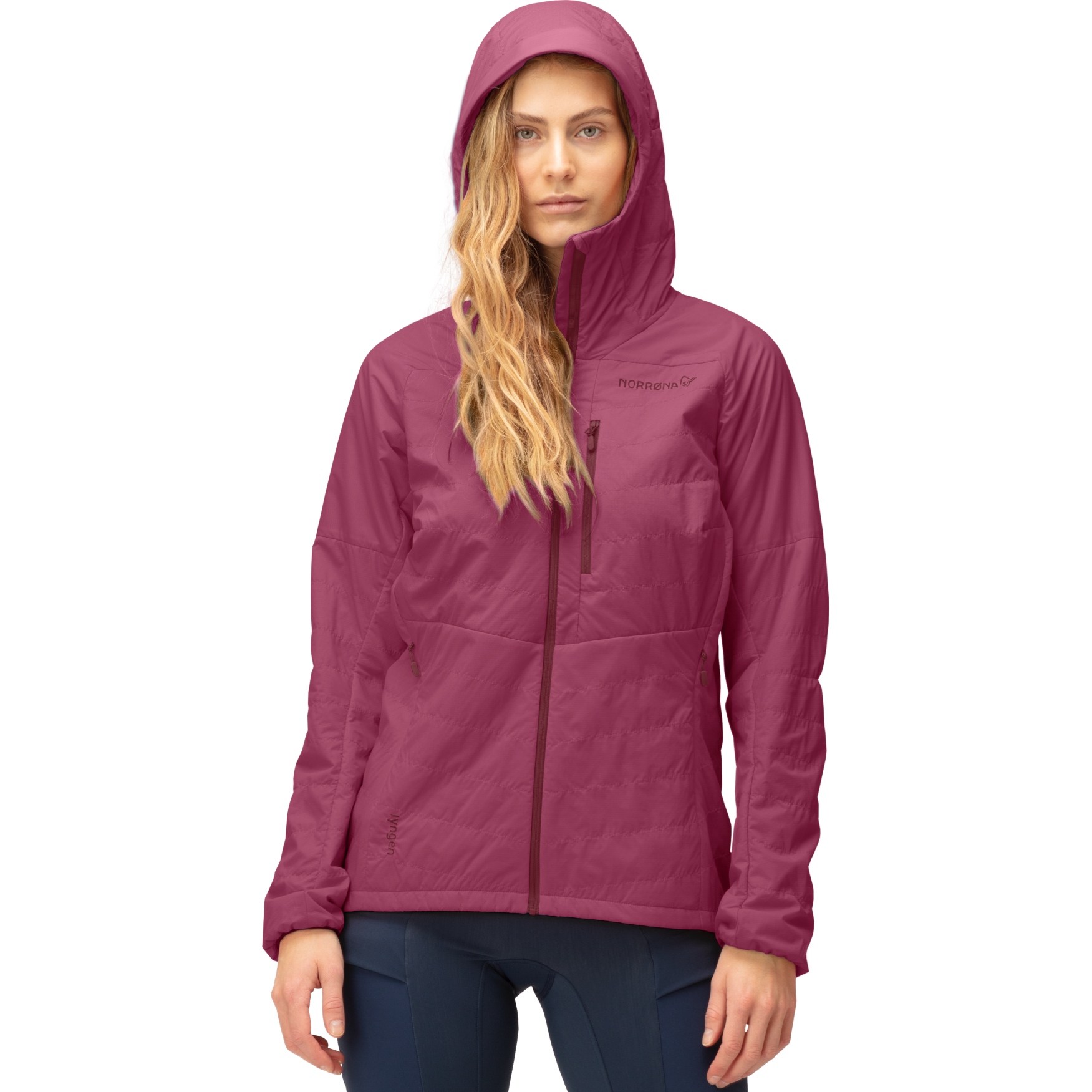 Norrona lyngen Alpha100 Zip Hood Jacket Women - Violet Quartz | BIKE24