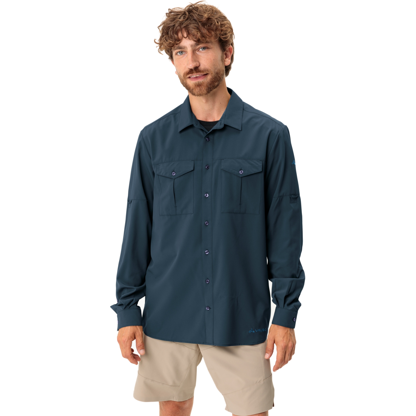 Productfoto van Vaude Rosemoor II Overhemd Heren - dark sea uni