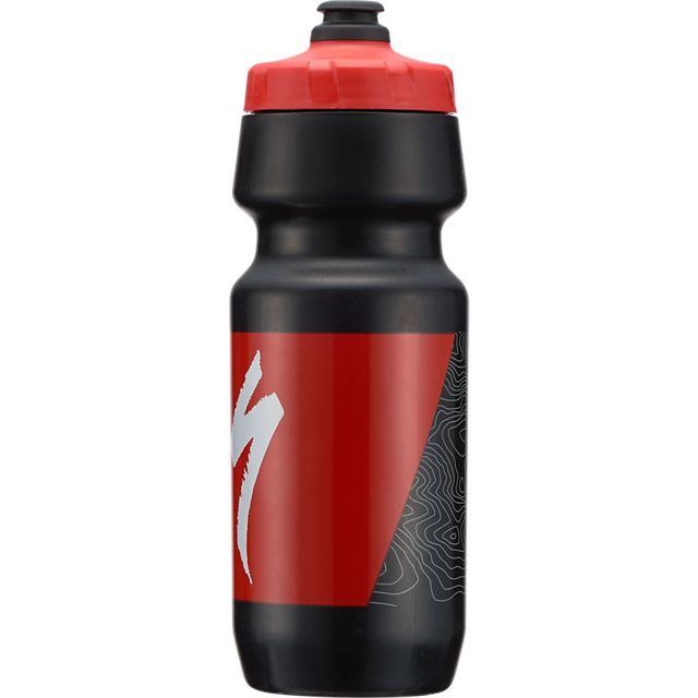 Produktbild von Specialized Big Mouth Trinkflasche 700ml - Black/Red Topo Block