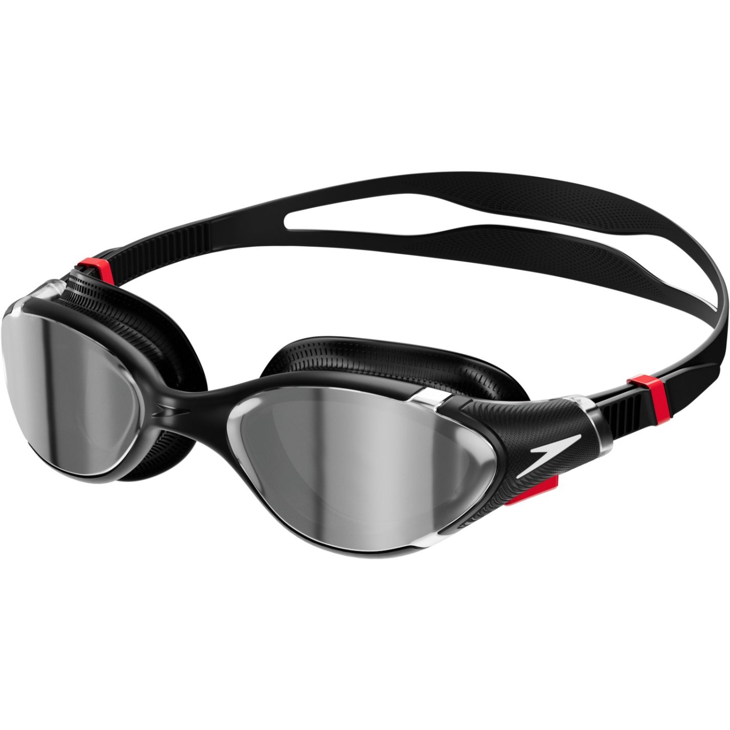 Speedo Futura Biofuse Flexiseal Mirror Swimming Goggle - black/chrome ...