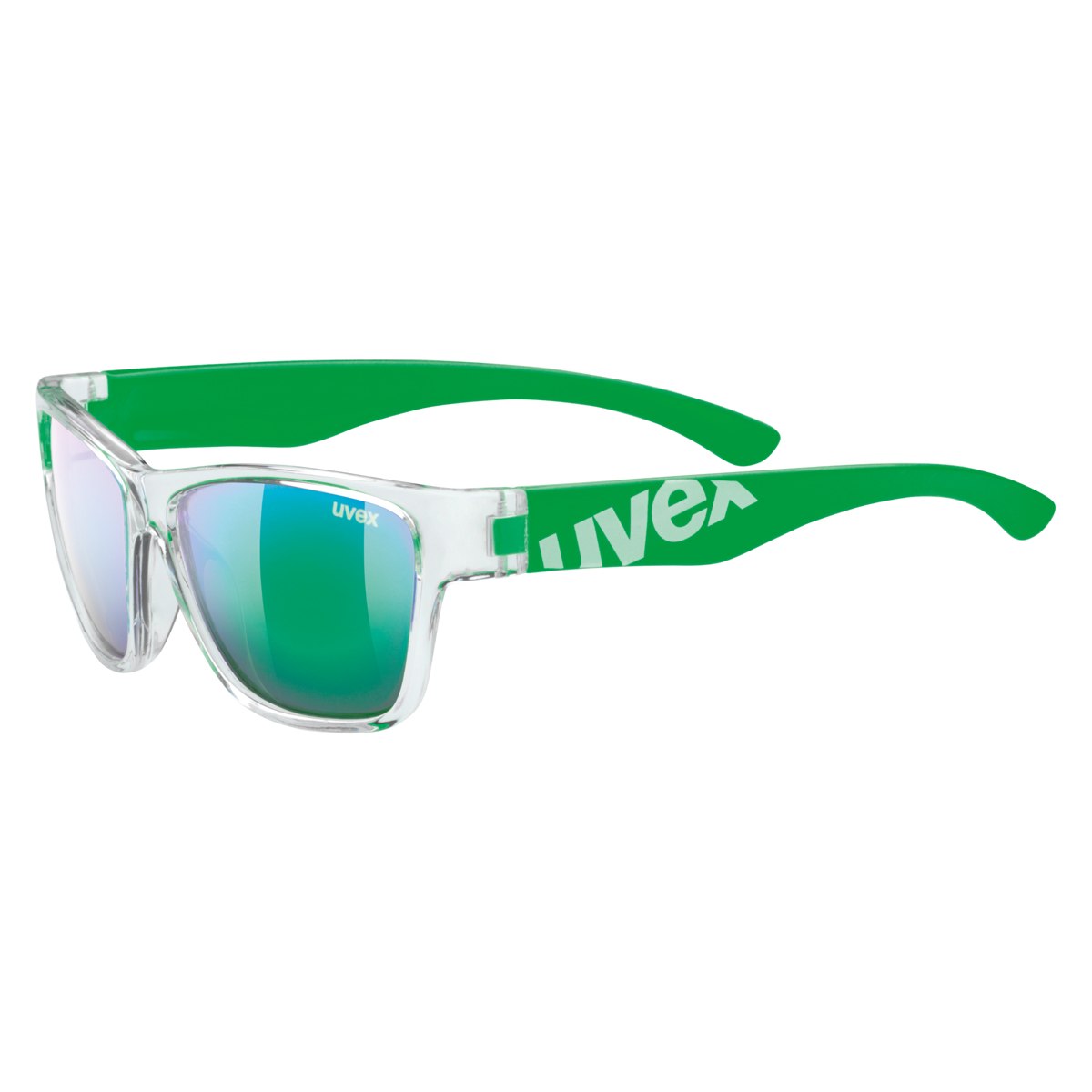 Produktbild von Uvex sportstyle 508 Kinderbrille - clear green/mirror green
