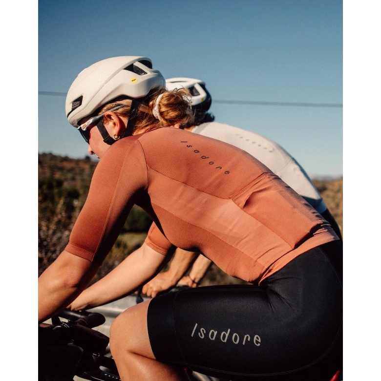 Isadore Signature Merino Tech Jersey Women - Cedar Wood | BIKE24