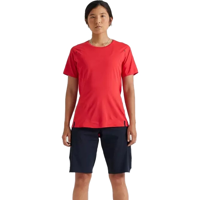 Image of Specialized Trail Air Short Sleeve Jersey Women - vivid red