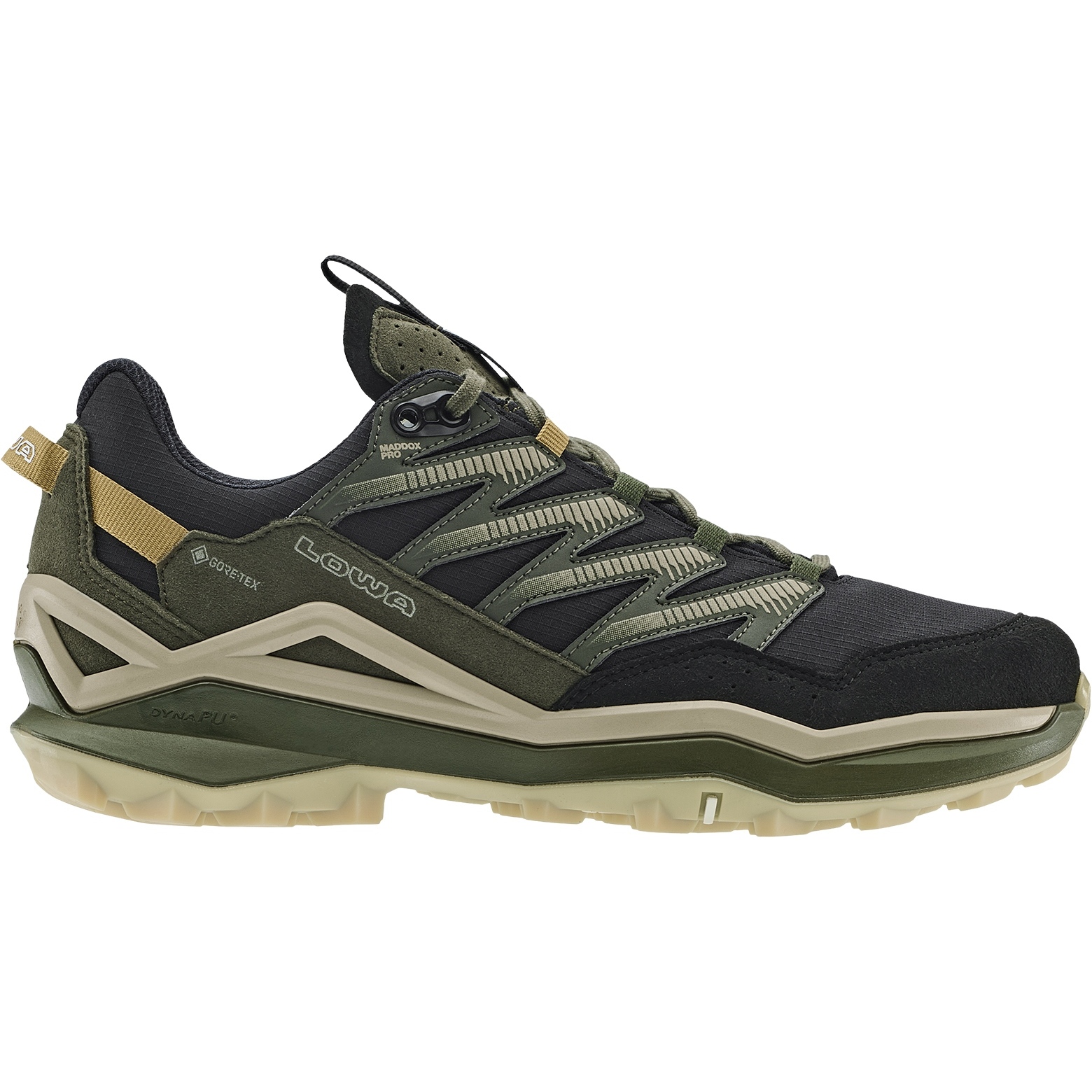Мужские походные ботинки LOWA Maddox Pro GTX Lo - черный/оливковый