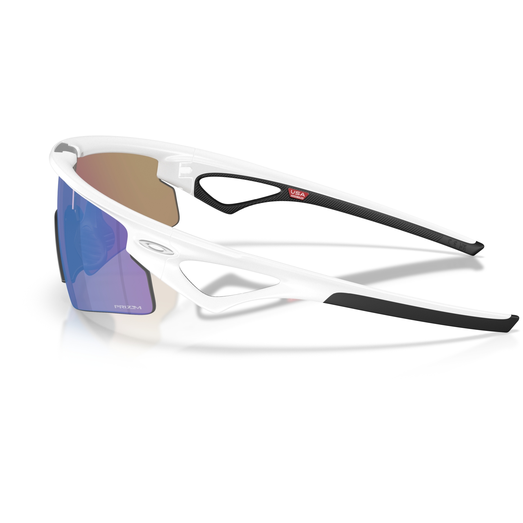 Oakley Sphaera Strike Glasses - Matte White/Prizm Sapphire