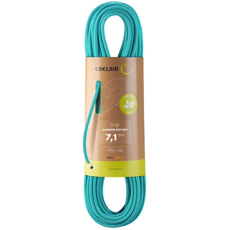 Produktbild von Edelrid Skimmer Eco Dry 7,1mm Seil - 70m - icemint