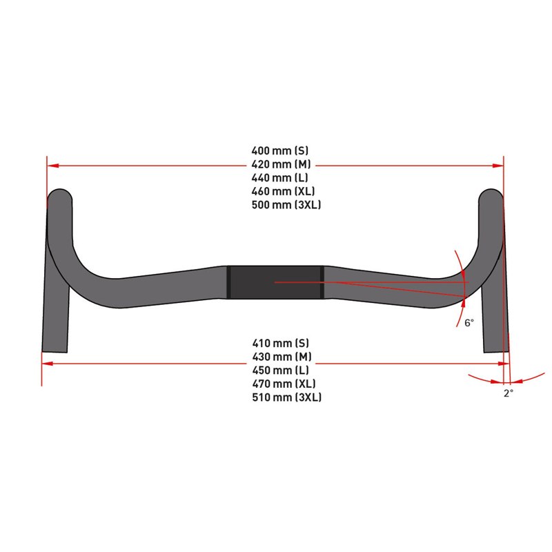 Syntace Racelite Carbon Road 31.8 Handlebar - Matt | BIKE24
