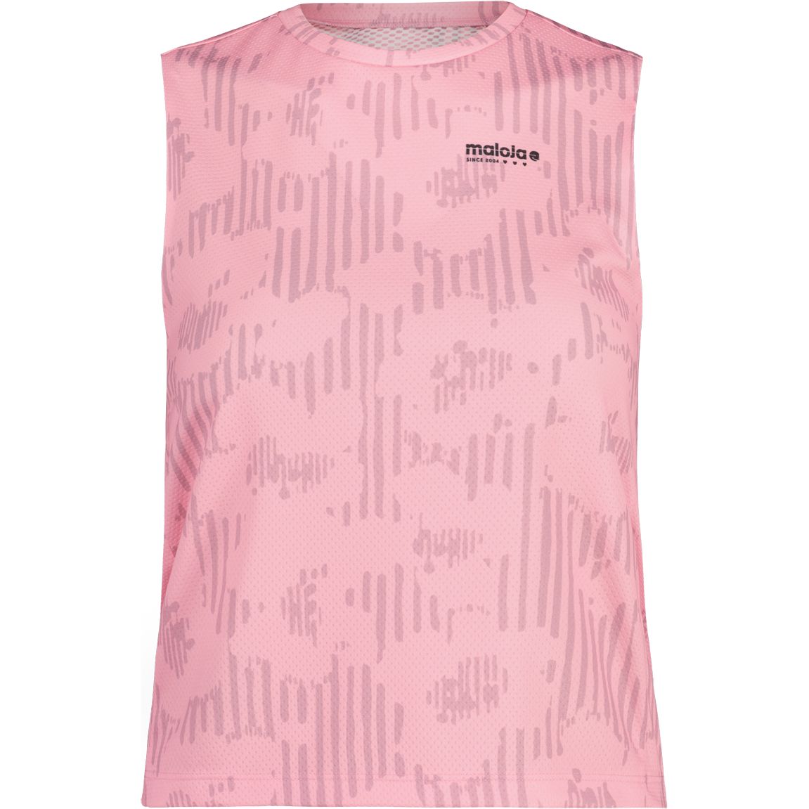 Picture of Maloja WallbergM. Gravel Tank Women - magnolia stripeflower 1131