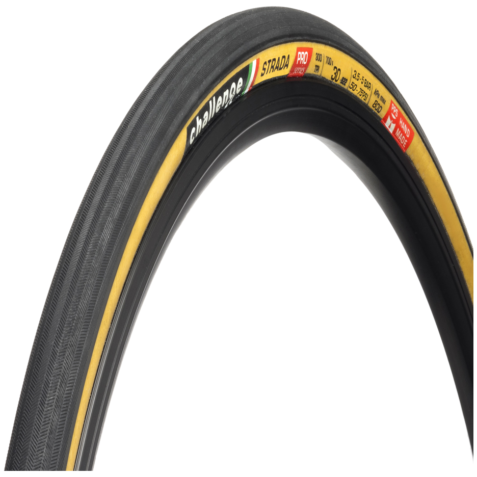 Productfoto van Challenge Strada Pro HCL Folding Tire - 30-622 - black/tan