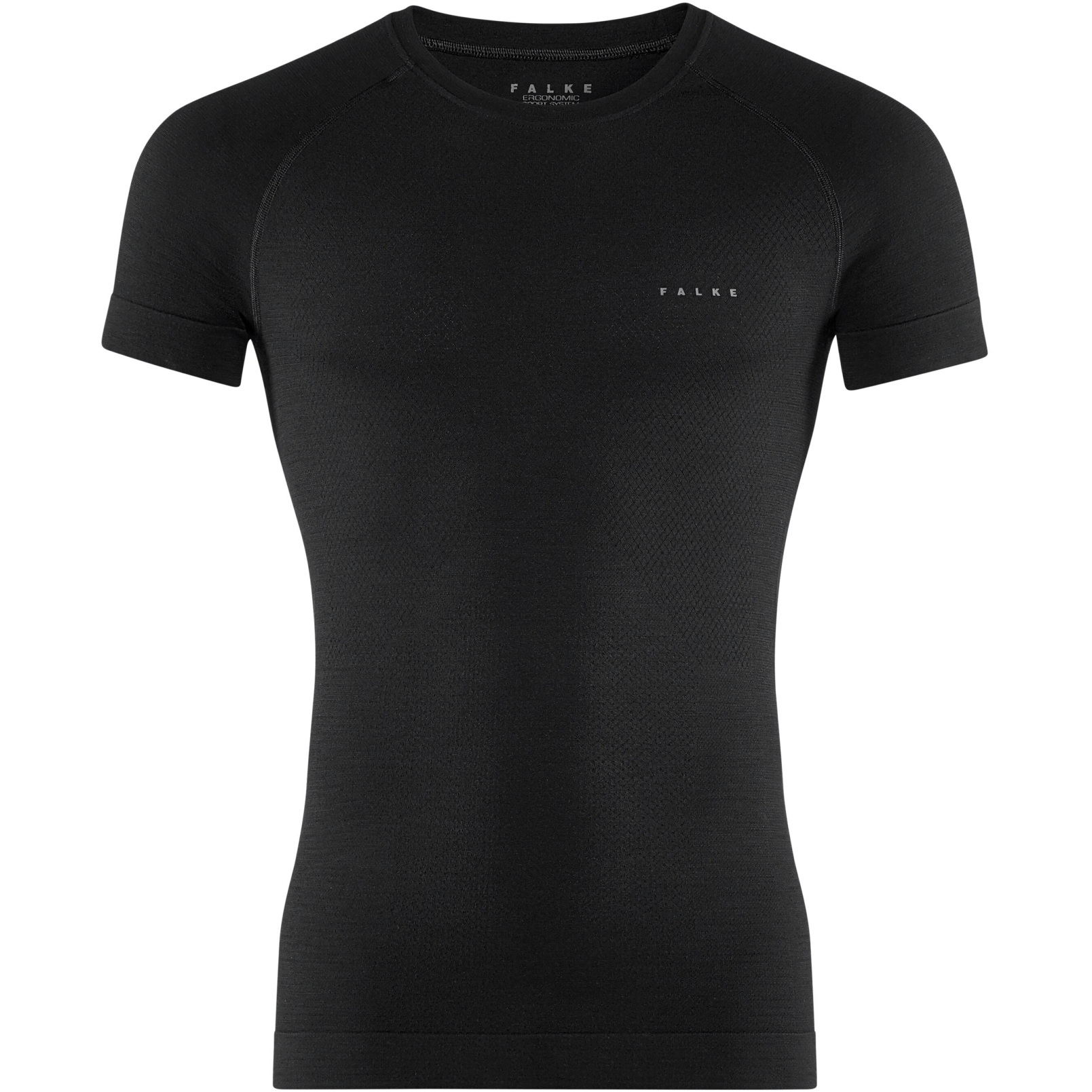 Produktbild von Falke Wool-Tech Light Kurzarmshirt Herren - schwarz 3000
