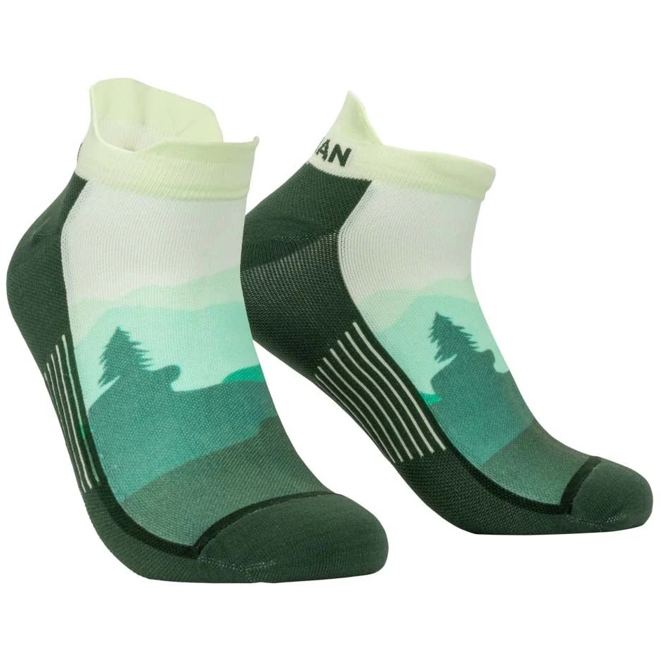 Picture of Nathan Sports Speed Tab Socks - Park Green
