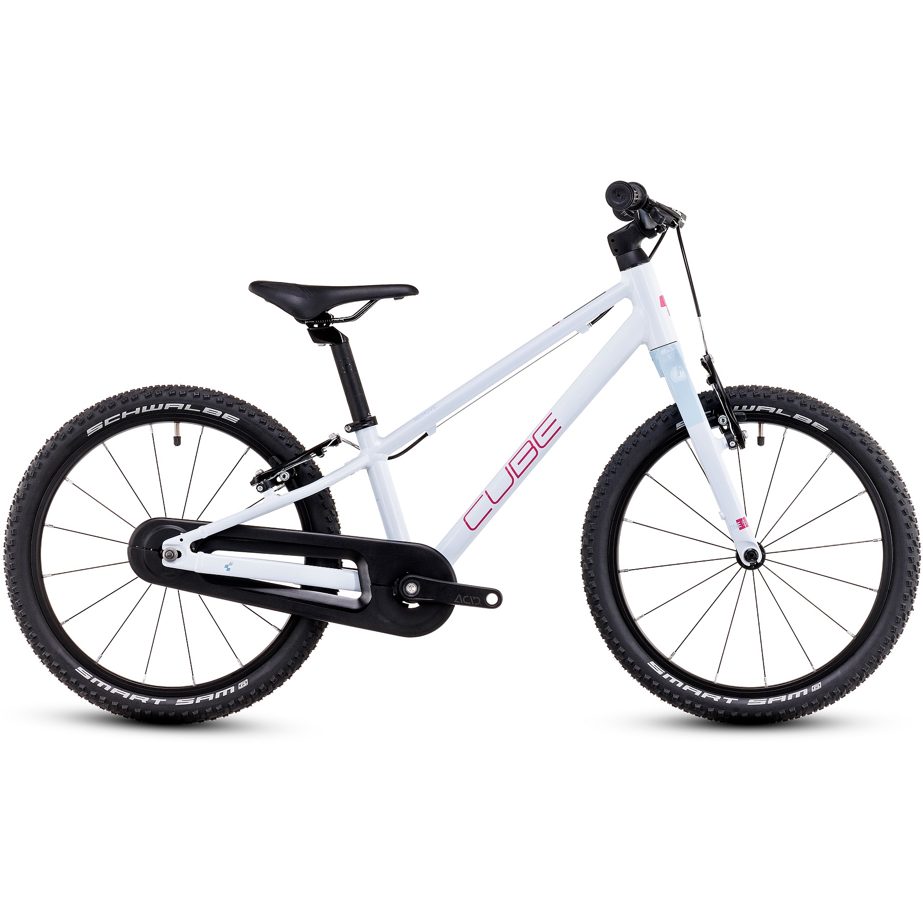 Produktbild von CUBE NUMOVE 180 - 18&quot; Kinderfahrrad - 2025 - flashwhite / pink